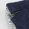 Пальто для девочек "Соня" 05117-1 синее/серебро